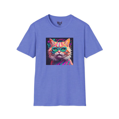 Psychedelic Purr-fect Vision Unisex Graphic Tee