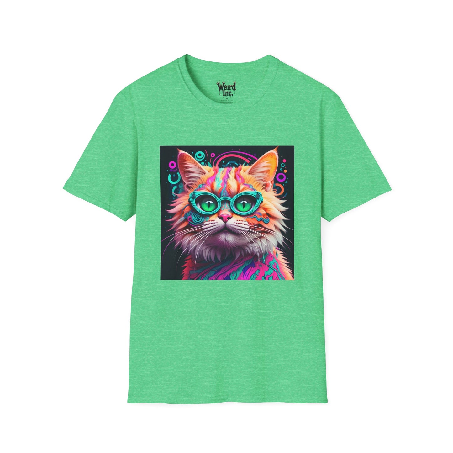 Psychedelic Purr-fect Vision Unisex Graphic Tee