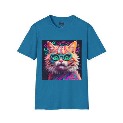 Psychedelic Purr-fect Vision Unisex Graphic Tee