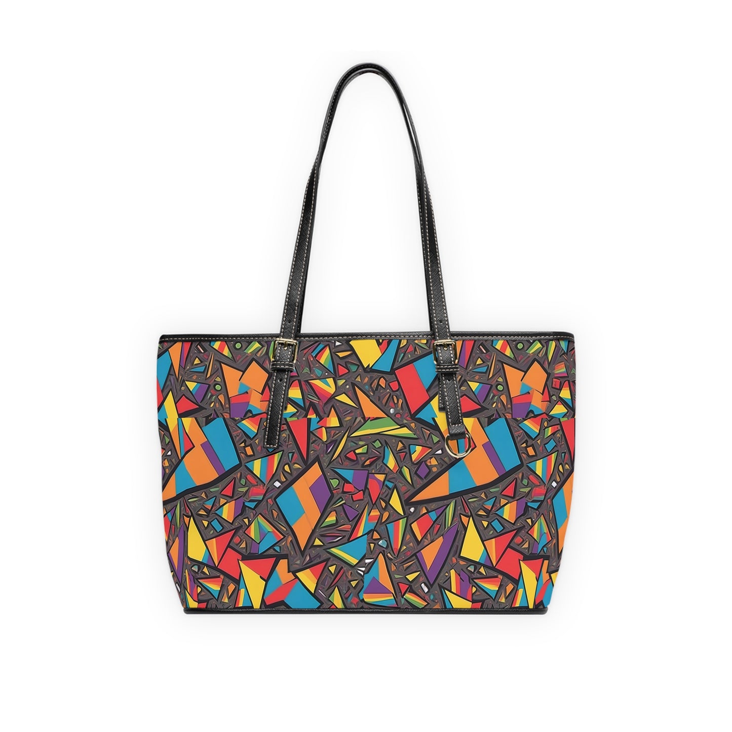 Mental Health Awareness, Rainbow Leather Shoulder Bag