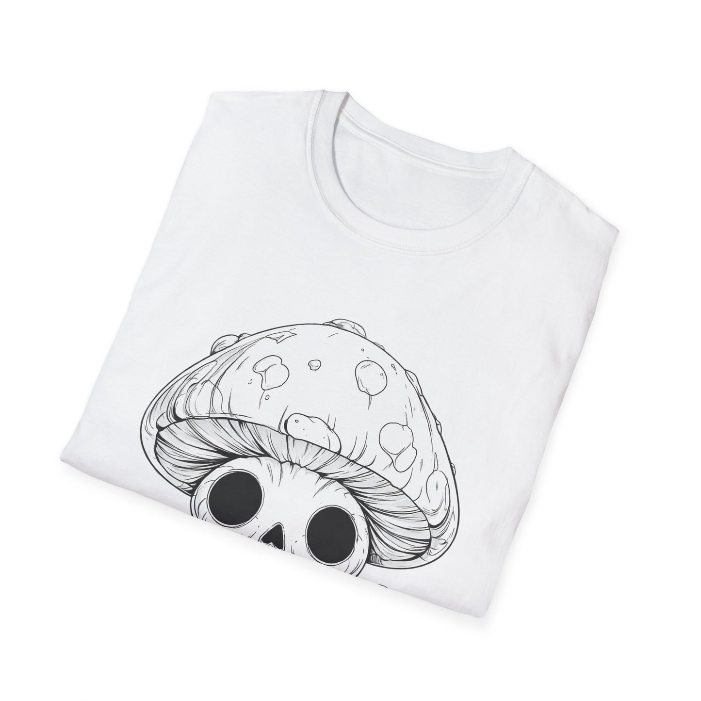 Mushroom King of Decay, Unisex Soft style T-Shirt