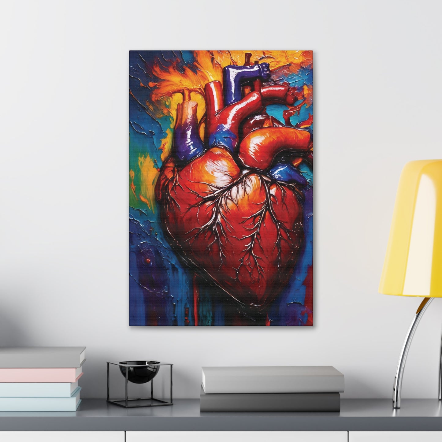 Pulse of Emotion Canvas Wall Art