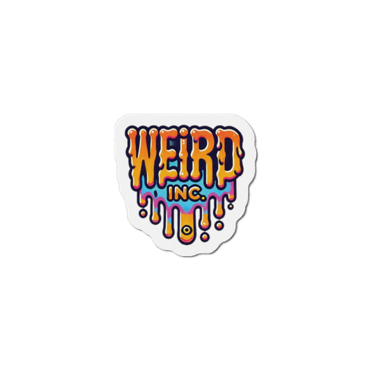 "Weird Inc" Logo Die-Cut Magnets