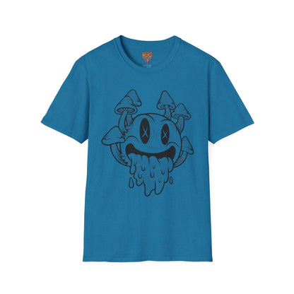 Shroomed Out Smiley, Unisex Soft style T-Shirt