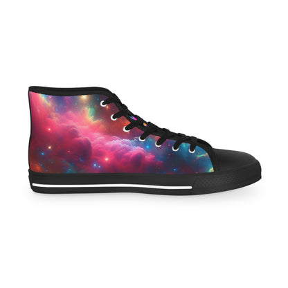 Celestial Dreamscape, Men's High-Top Sneakers