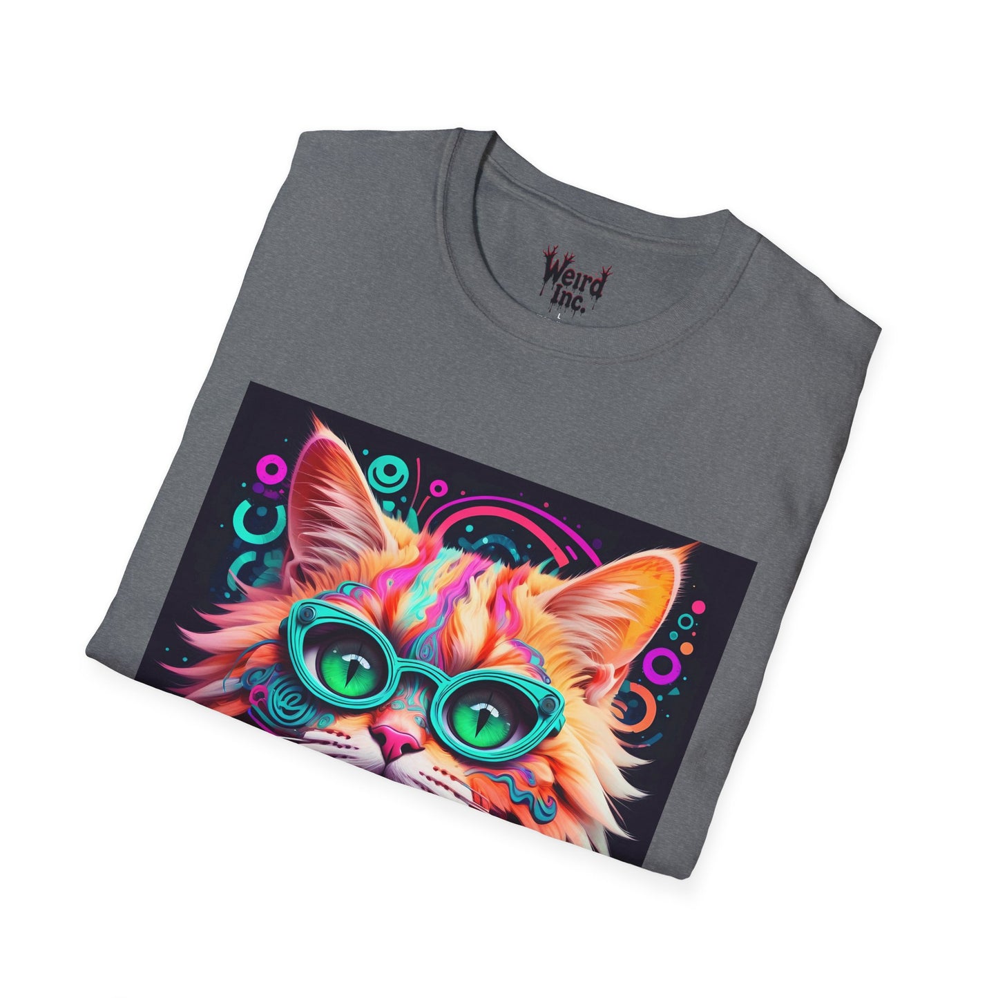 Psychedelic Purr-fect Vision Unisex Graphic Tee