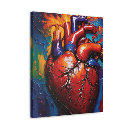 Pulse of Emotion Canvas Wall Art