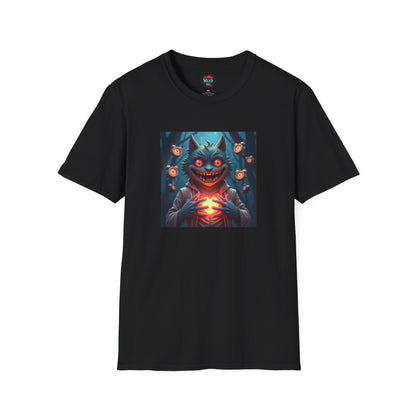 Heart of the Clockwork Cat- Mystical Glow Graphic Tee