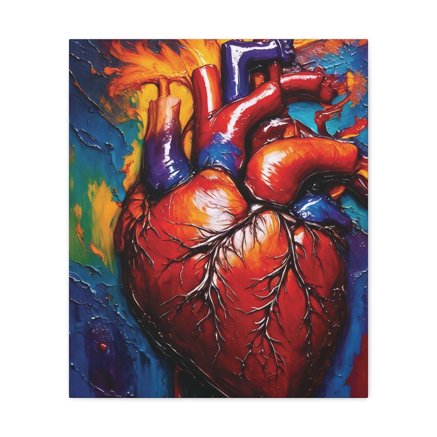 Pulse of Emotion Canvas Wall Art