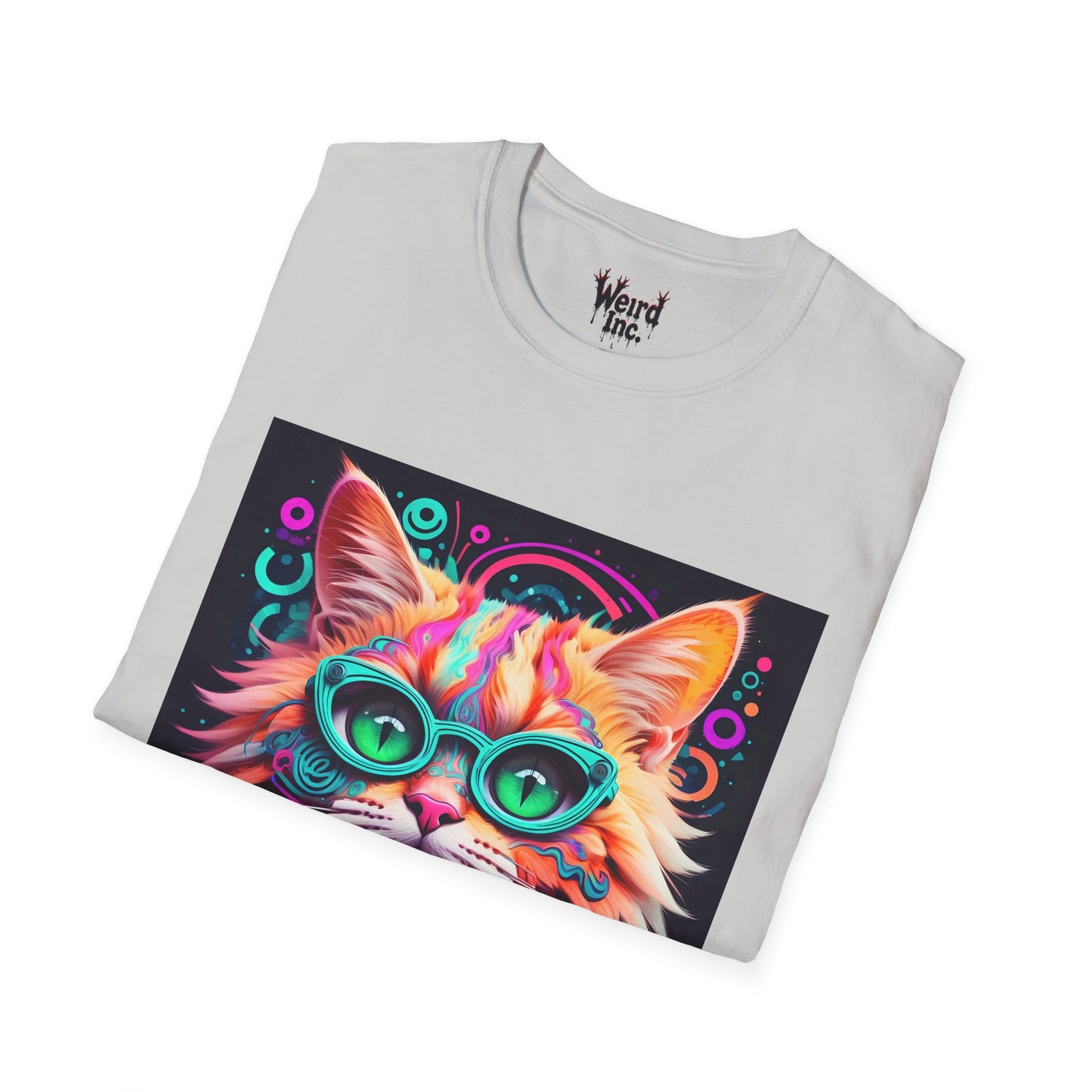 Psychedelic Purr-fect Vision Unisex Graphic Tee