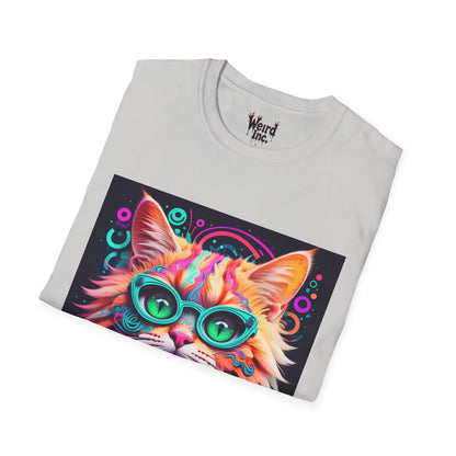 Psychedelic Purr-fect Vision Unisex Graphic Tee