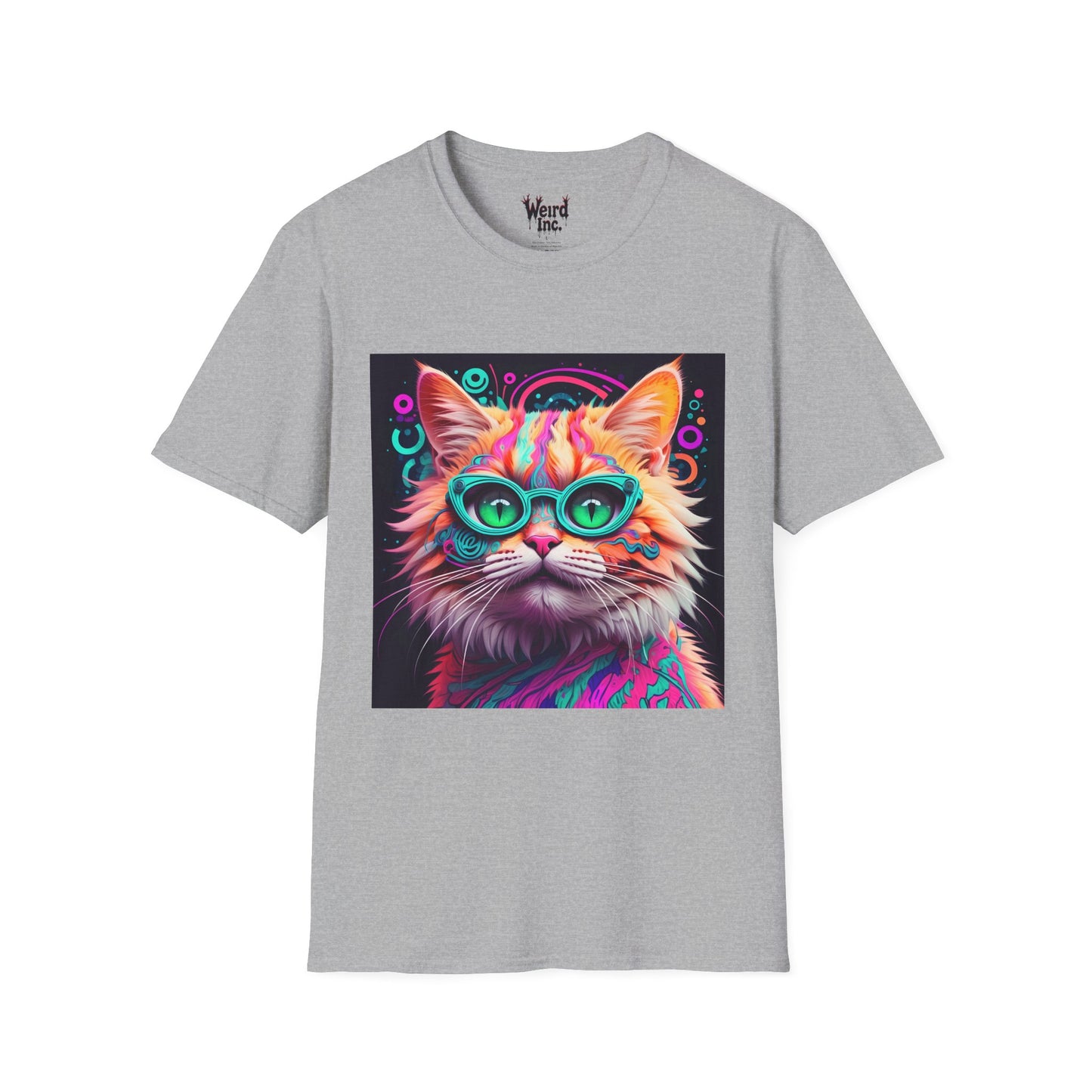 Psychedelic Purr-fect Vision Unisex Graphic Tee