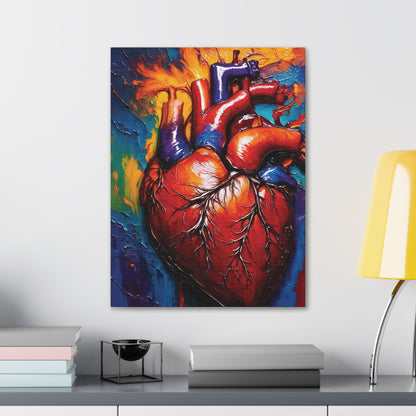 Pulse of Emotion Canvas Wall Art