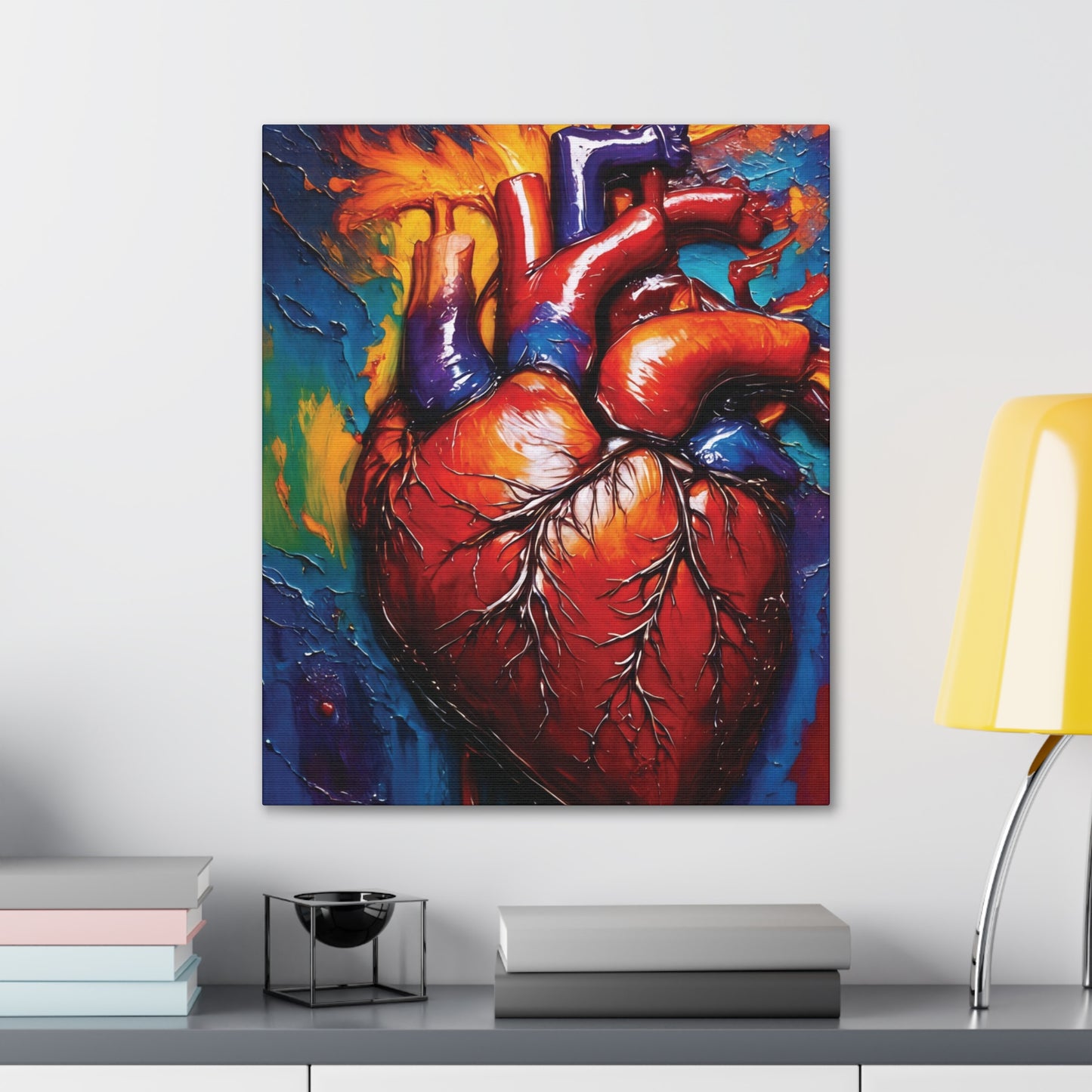 Pulse of Emotion Canvas Wall Art