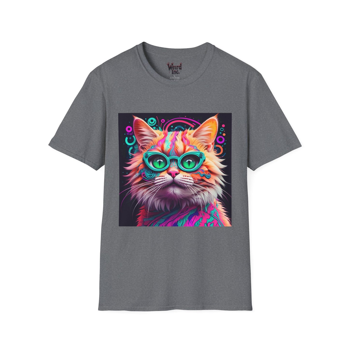 Psychedelic Purr-fect Vision Unisex Graphic Tee