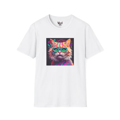 Psychedelic Purr-fect Vision Unisex Graphic Tee