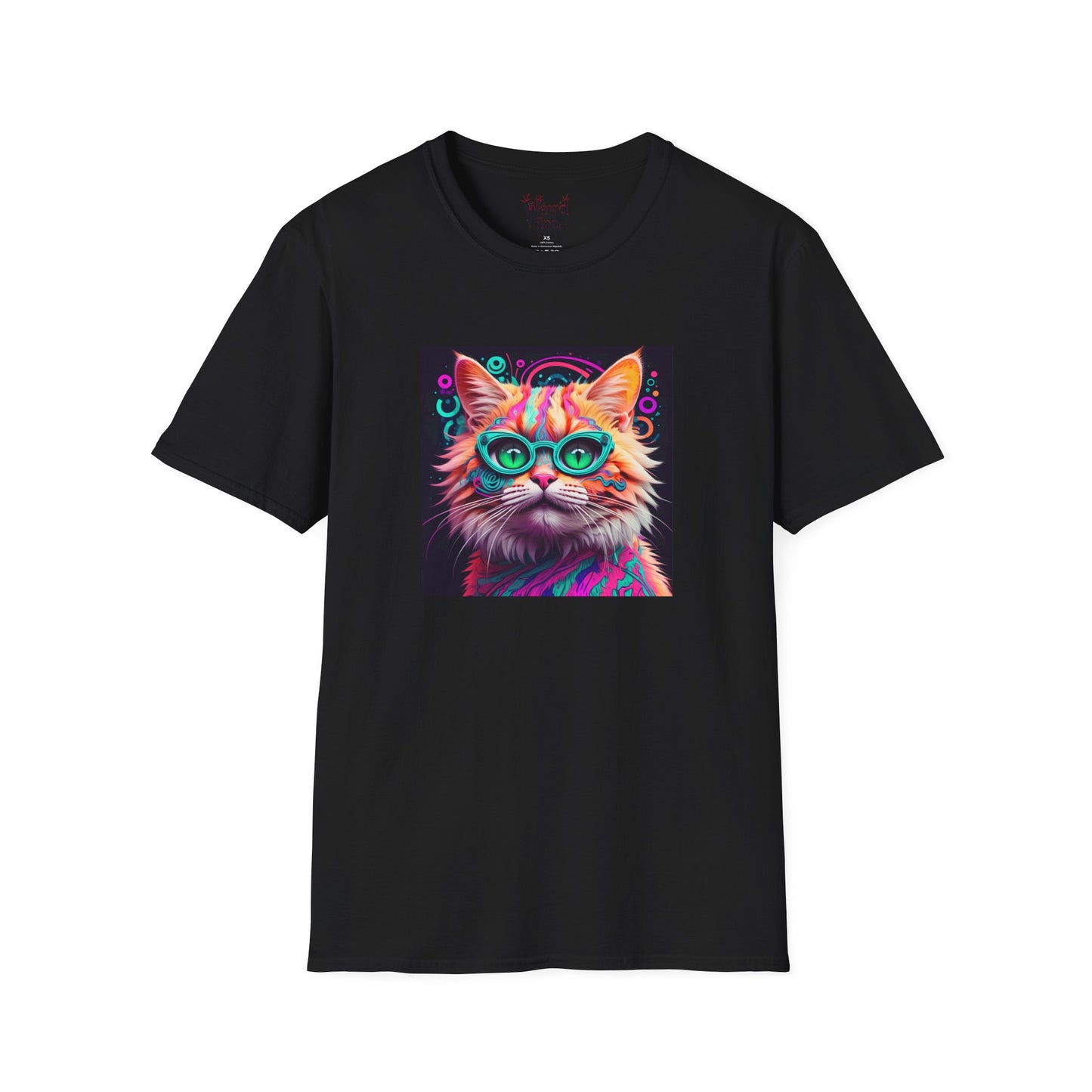 Psychedelic Purr-fect Vision Unisex Graphic Tee