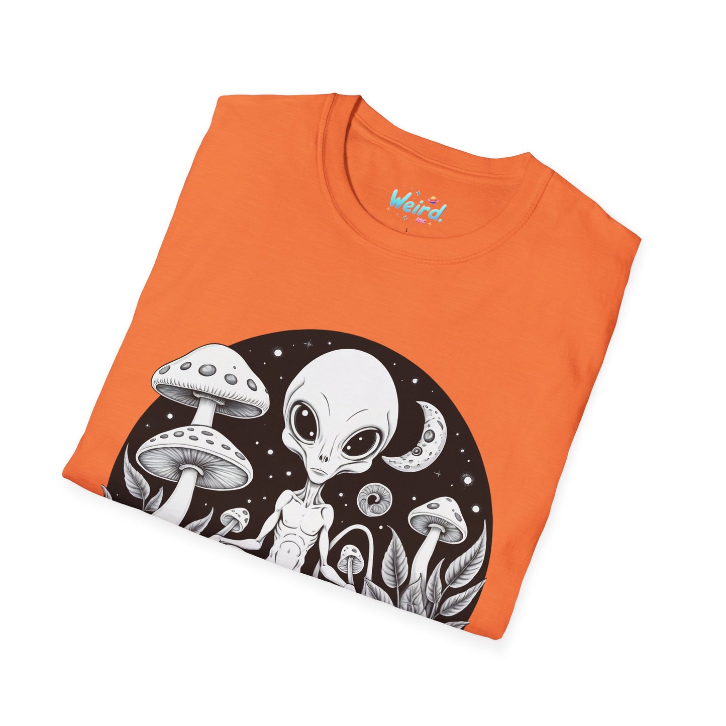 Alien Serenity: Cosmic Mushrooms, Unisex Graphic Tee