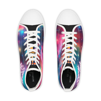 Celestial Dreamscape, Men's High-Top Sneakers