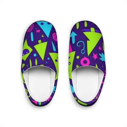 House Slippers - 'Get Weird' Unique Alien Inspired House Shoes