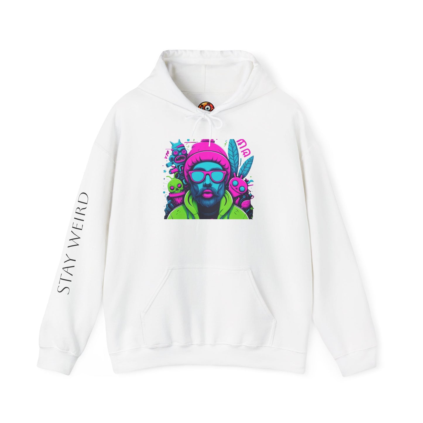 Neon Vibes Manifesto, Unisex Heavy Blend™ Hooded Sweatshirt