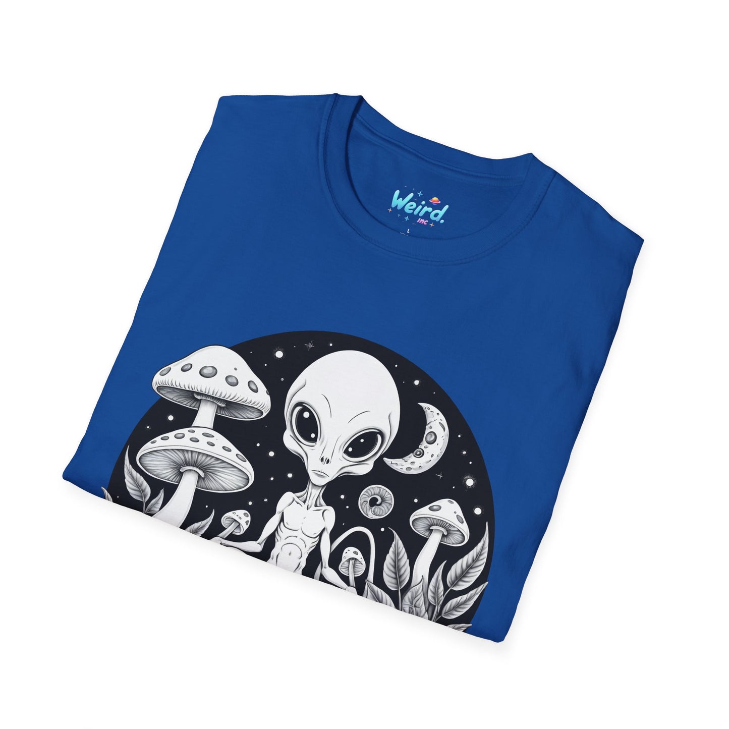 Alien Serenity: Cosmic Mushrooms, Unisex Graphic Tee