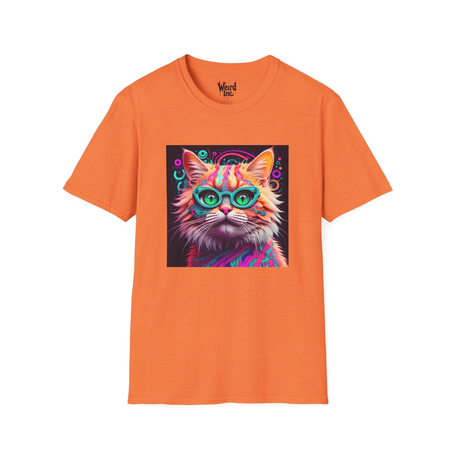 Psychedelic Purr-fect Vision Unisex Graphic Tee