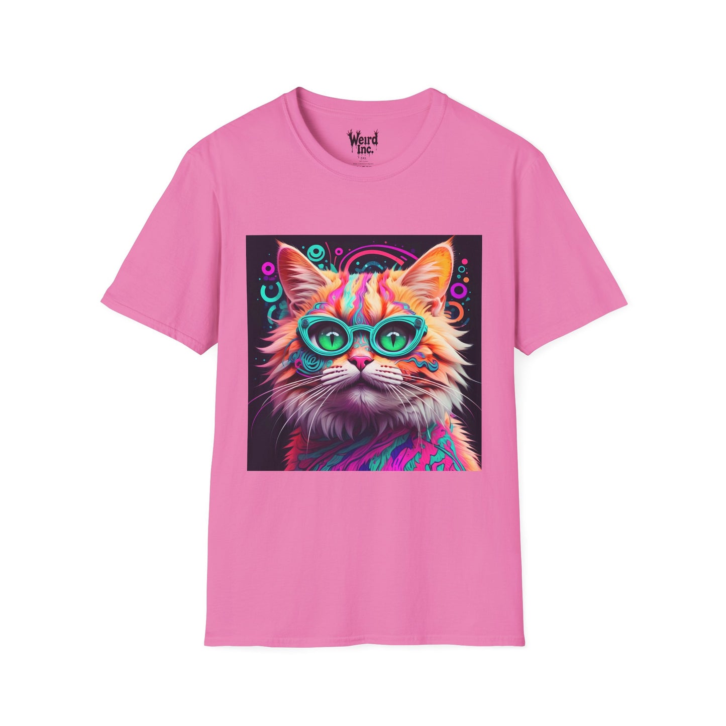 Psychedelic Purr-fect Vision Unisex Graphic Tee