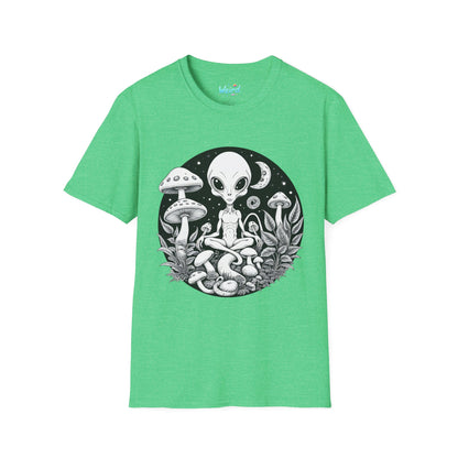 Alien Serenity: Cosmic Mushrooms, Unisex Graphic Tee