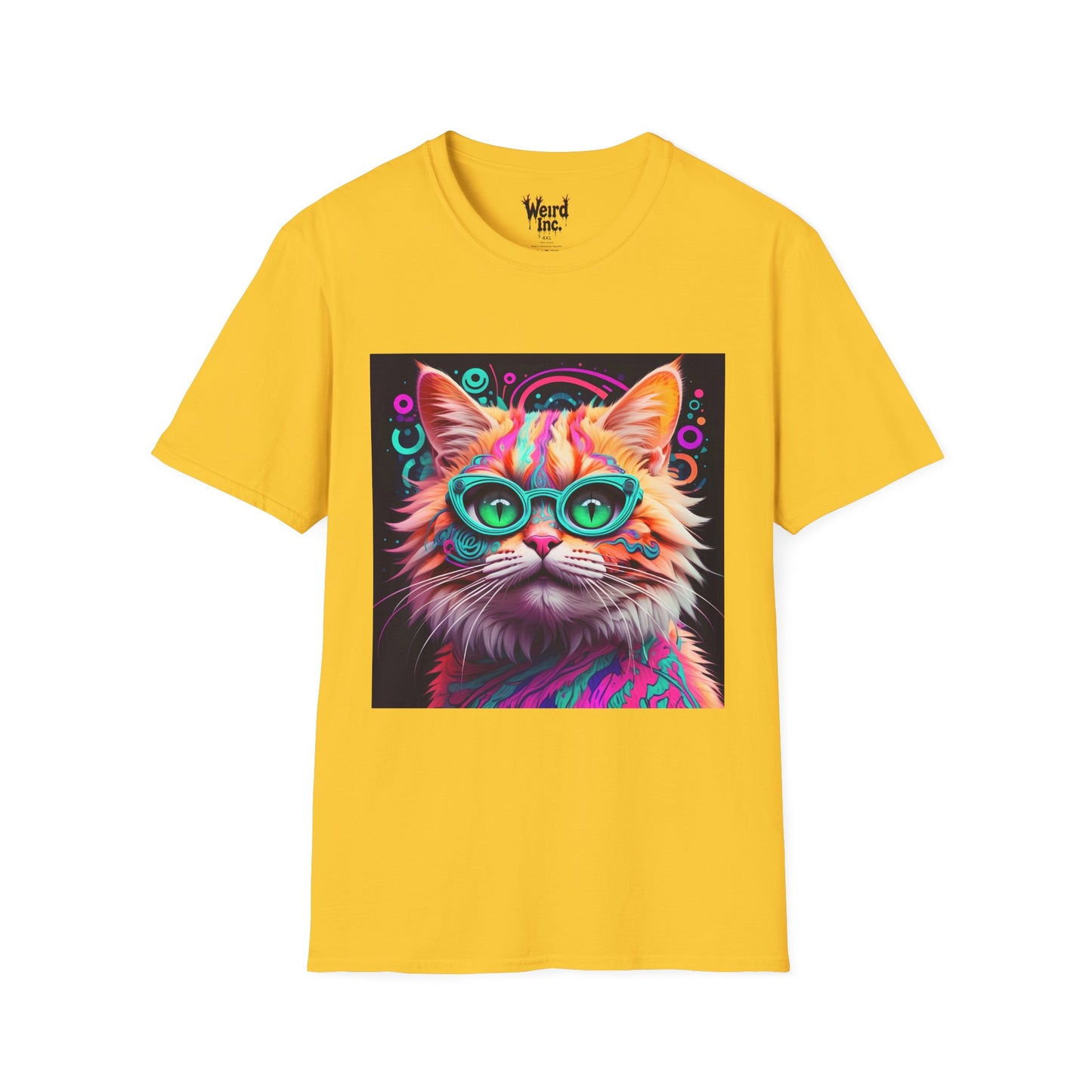 Psychedelic Purr-fect Vision Unisex Graphic Tee