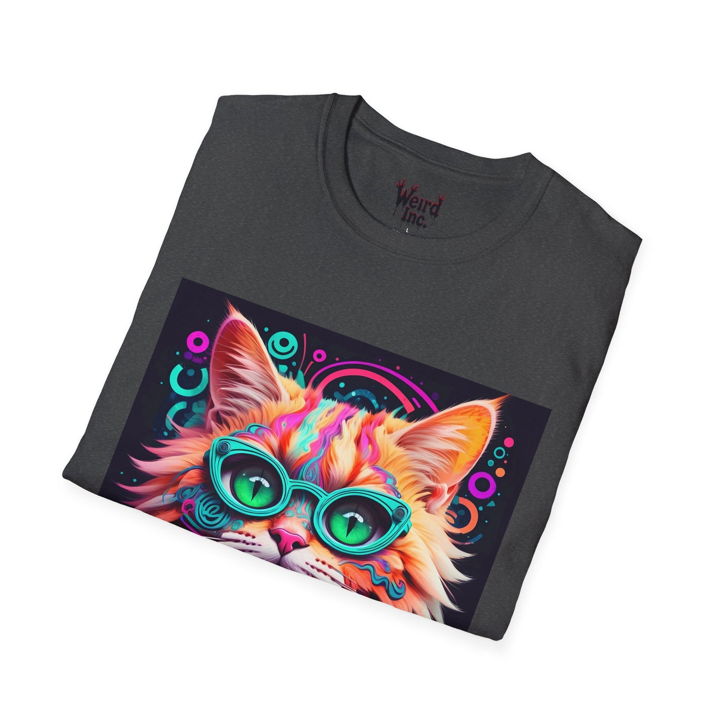 Psychedelic Purr-fect Vision Unisex Graphic Tee