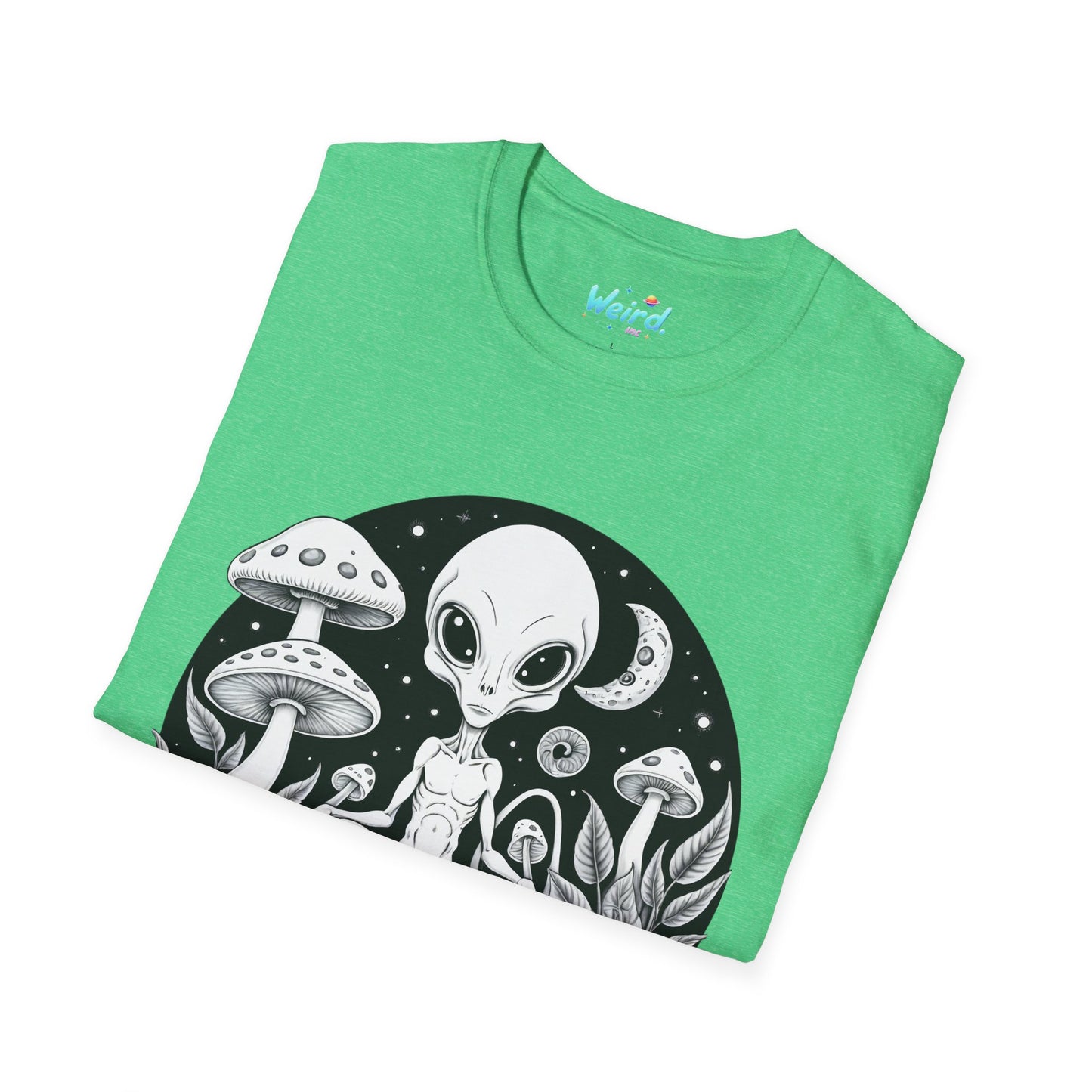 Alien Serenity: Cosmic Mushrooms, Unisex Graphic Tee