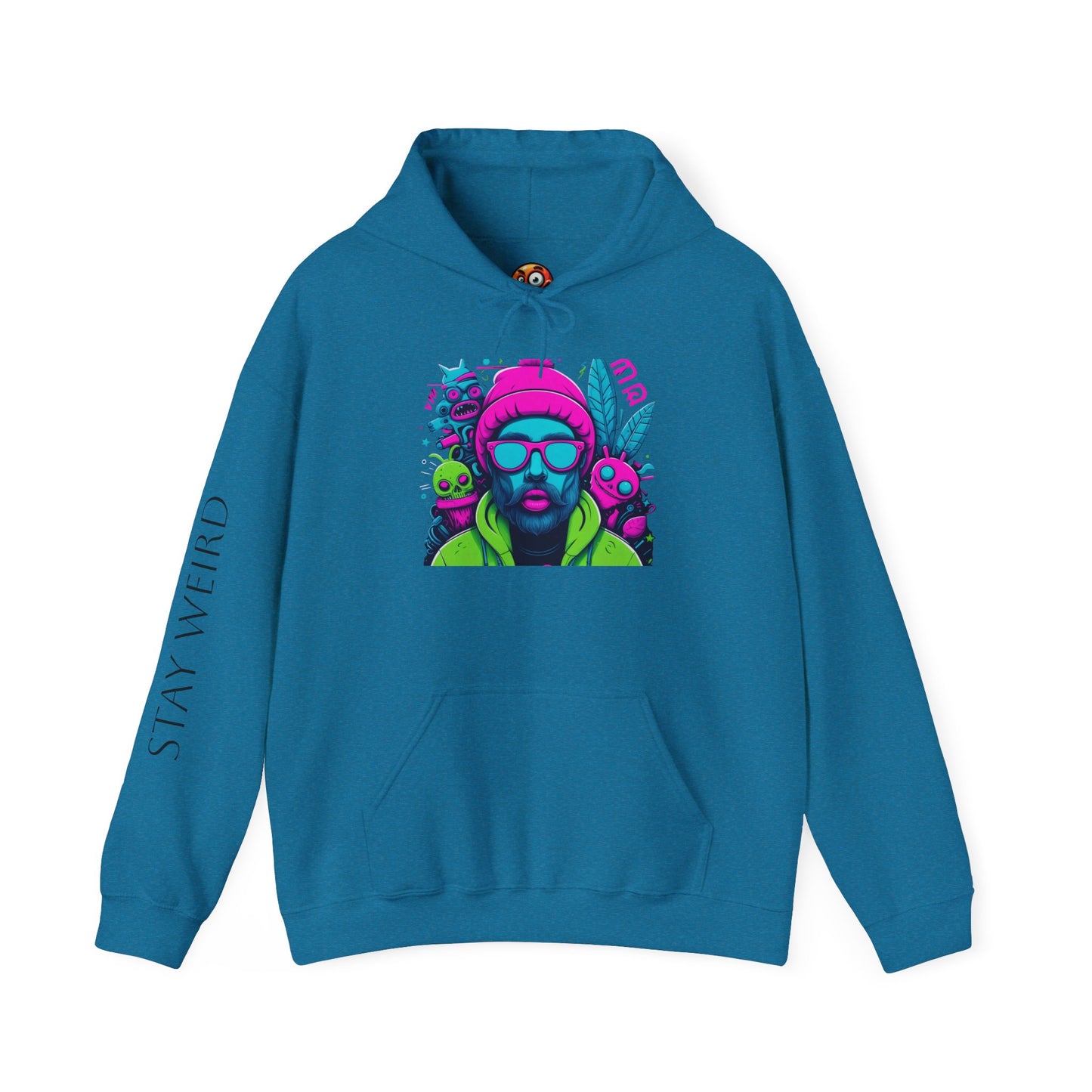 Neon Vibes Manifesto, Unisex Heavy Blend™ Hooded Sweatshirt