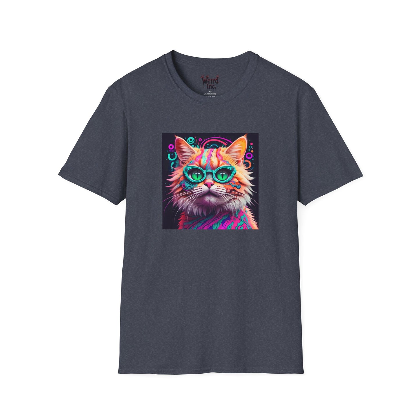 Psychedelic Purr-fect Vision Unisex Graphic Tee