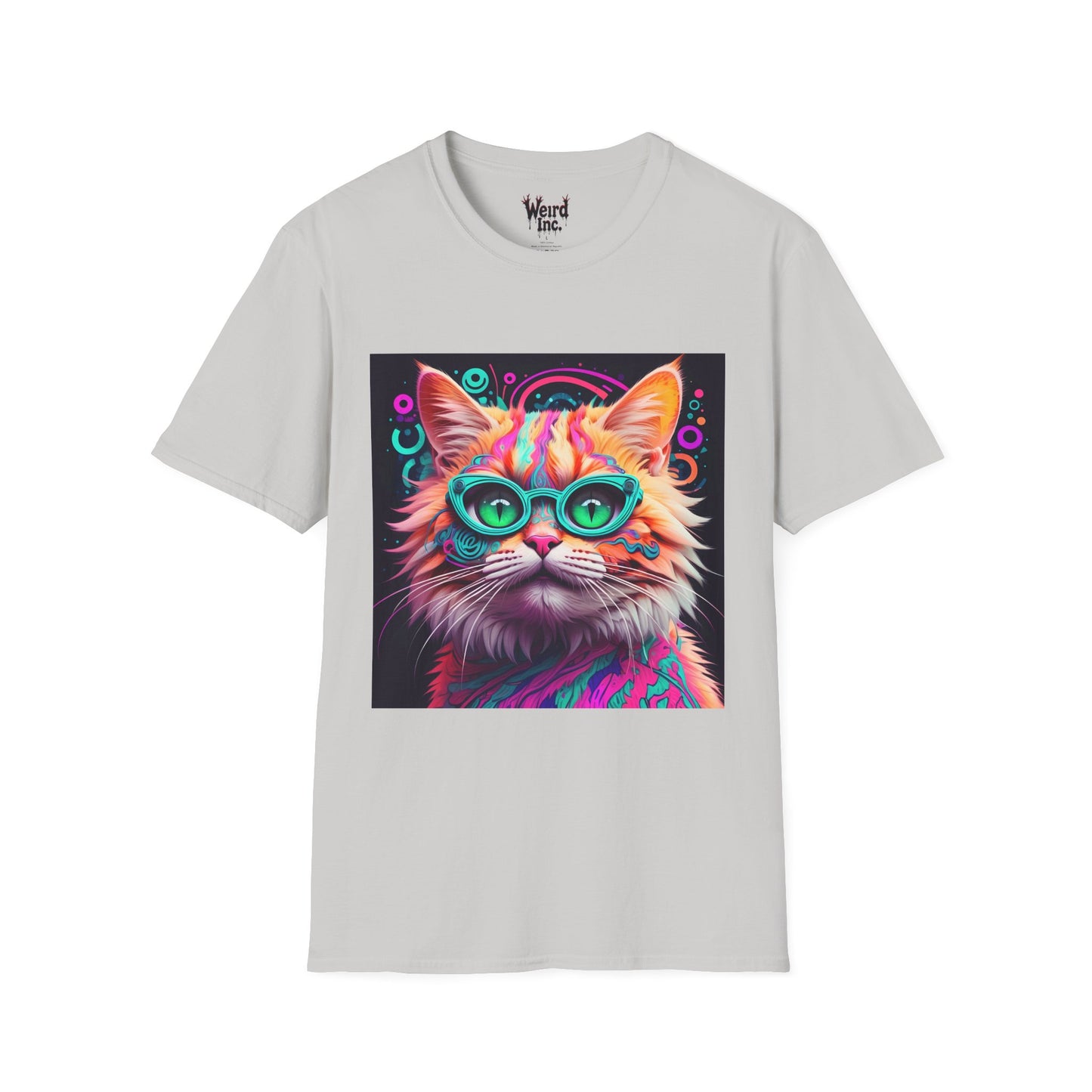 Psychedelic Purr-fect Vision Unisex Graphic Tee