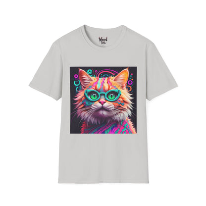 Psychedelic Purr-fect Vision Unisex Graphic Tee